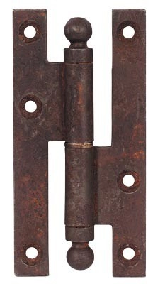 Paumelle 5174 bis DUBOIS SAS - 140x60 mm - Gauche - Fer rouillé ciré - 288158