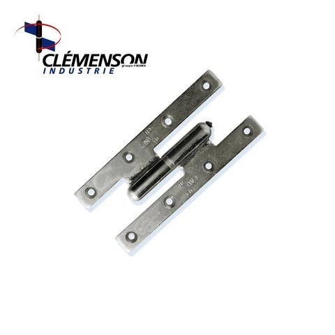 Paumelle picarde à bille - 190x70 mm - droite - PBB197D1