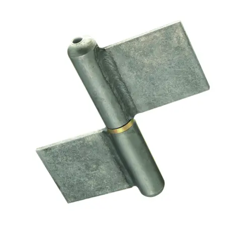 Paumelle de grille lame au centre acier TORBEL - H.100 Ø50 mm - GSNR100