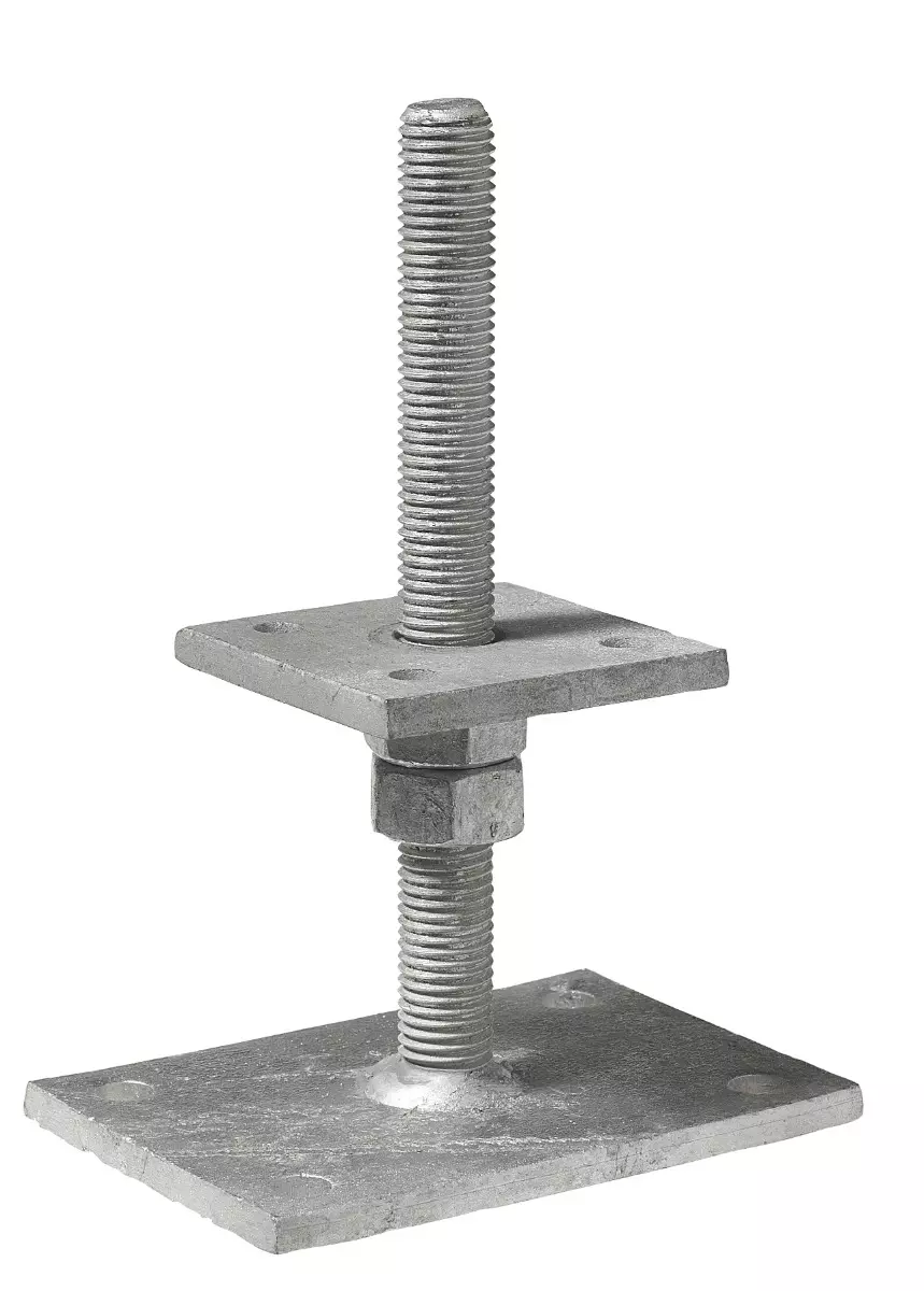 Pied de poteau réglable PB - Hauteur 40-200 mm - SIMPSON - PPB80G-R