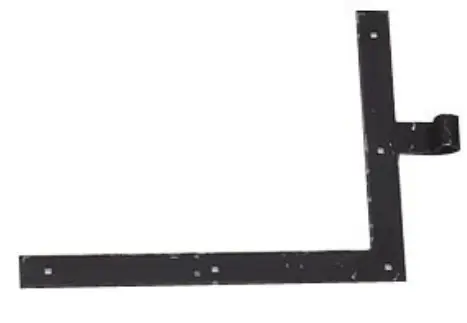 Penture équerre peinte LES DOLMENS oeil 16 300x400 haut gauche ou bas droit - 022900-001DTE