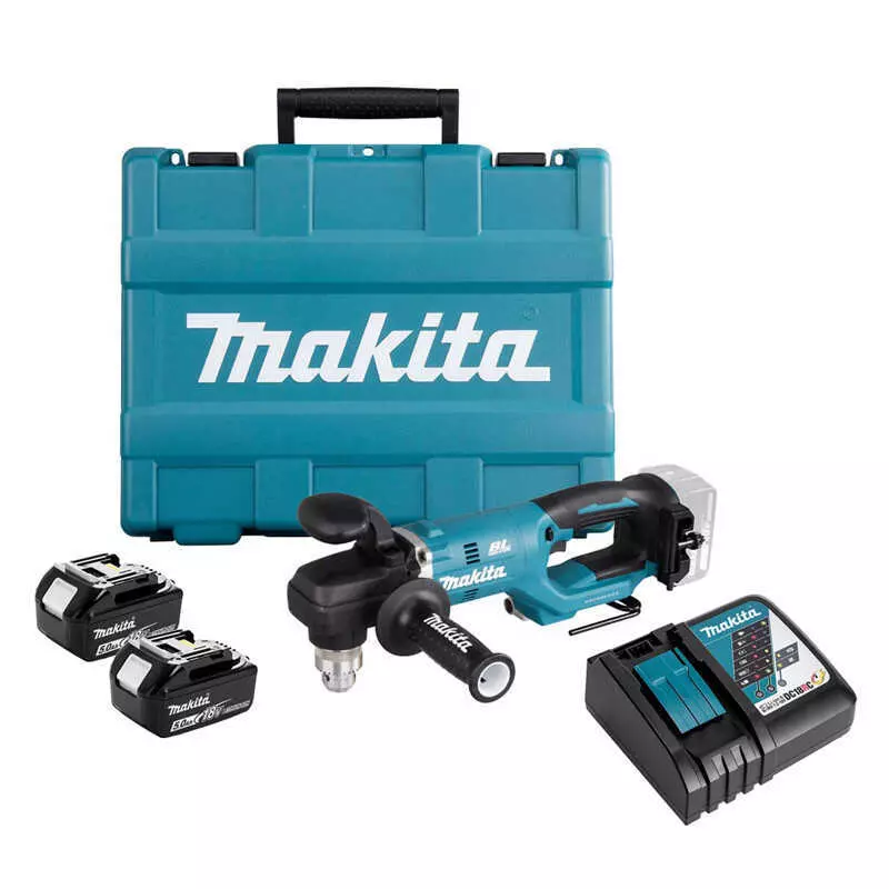 Perceuse visseuse 18V 13 mm - MAKITA - avec 2 batteries 5.0Ah - chargeur - coffret - DDA450RTE