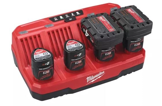 Chargeur M12 4 Batteries 12V M12 C4 MILWAUKEE - 4932430554