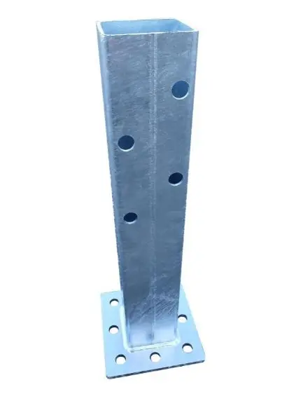 Pied de poteau pour moise 70LG 400HT GALVA - ING FIXATIONS - A473295