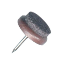 Patin feutré CIVIC - marron - Ø20 mm - 9614620