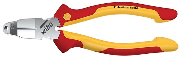 Pince WIHA TRICUT PRO VDE 170MM 3 Fonctions : Coupe/Dégaine/Denude - 38552                  