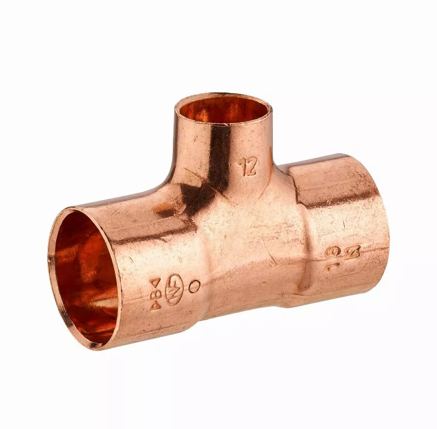 Té cuivre à souder femelle réduit NOYON & THIEBAULT - Øs 18-14-18 mm - 974-181418L1