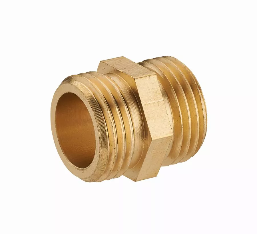 Mamelon laiton double mâle égal M1/2' (15x21) NOYON & THIEBAULT - 189-15S5