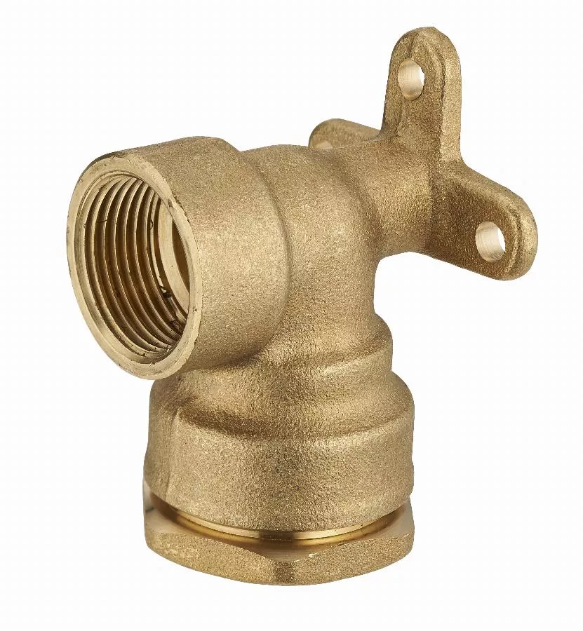 Coude applique laiton pour tuyau polyéthylène sortie femelle F3/4' (20x27) NOYON & THIEBAULT - Ø 25 mm - 1735-2520L1