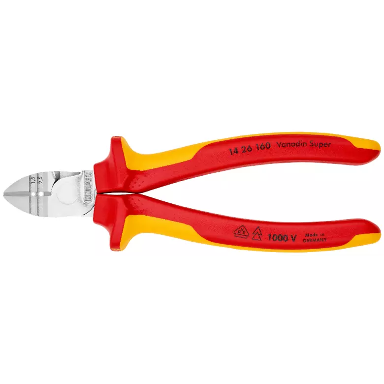 Pince à dénuder coupante de côté KNIPEX 14 26 160