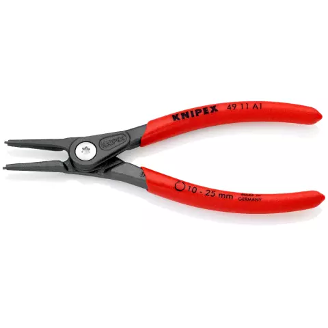 Pince de précision KNIPEX pour circlips extérieurs d'arbre  - L 140 mm - 49 11 A1