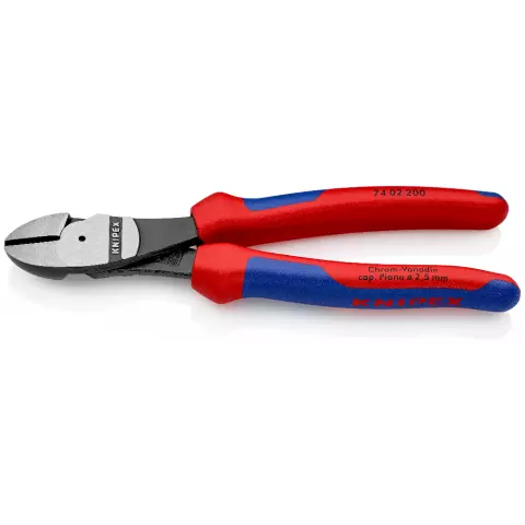 Pince coupante de côté KNIPEX à forte démultiplication - 200 mm - 74 02 200