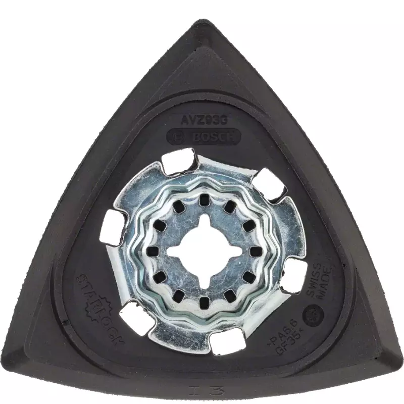 Plateau Delta de ponçage Starlock PRO , Ø93mm , AVZ93G - BOSCH - 2608669125