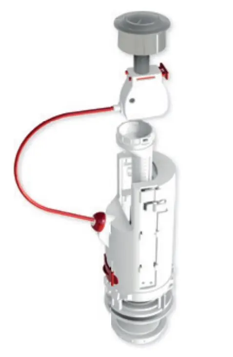 Mécanisme chasse d'eau à câble DUALTECH 2 DUBOURGEL 3/6L - 702108