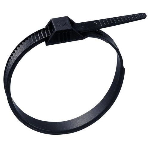 Collier de câblage simple polyamide 6.6 SCELL IT - noir - 100 pièces - 5310