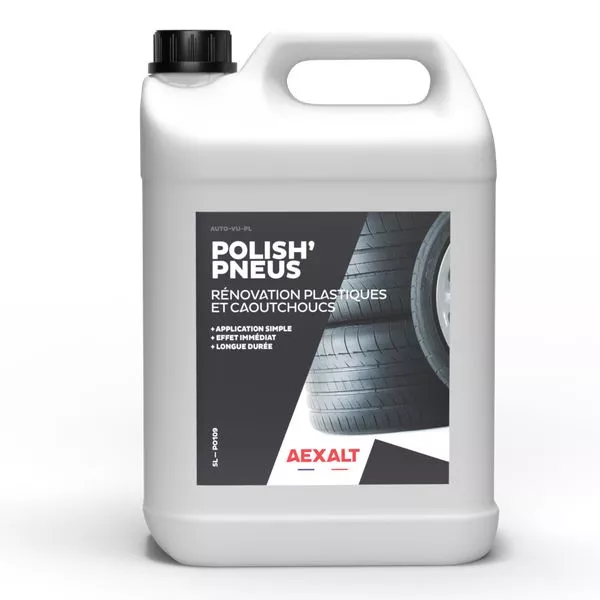 Rénovation plastiques et caoutchoucs, polish pneus, 5L - AEXALT -  PO109