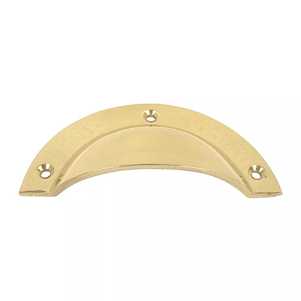 Poignee coquille laiton poli verni 835 - 492300