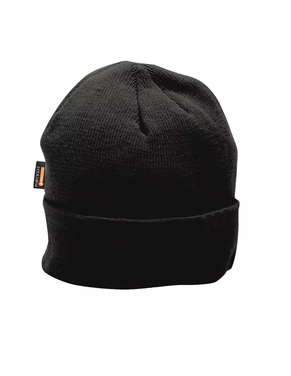 Bonnet en tricot isolé - microfibre Insulatex - Taille unique - Noir - PORTWEST - B013BKR