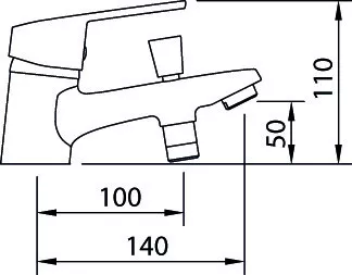 Mitigeur bain/douche monotrou CLEVER C1 NF Smart - sans accessoires - 99267C