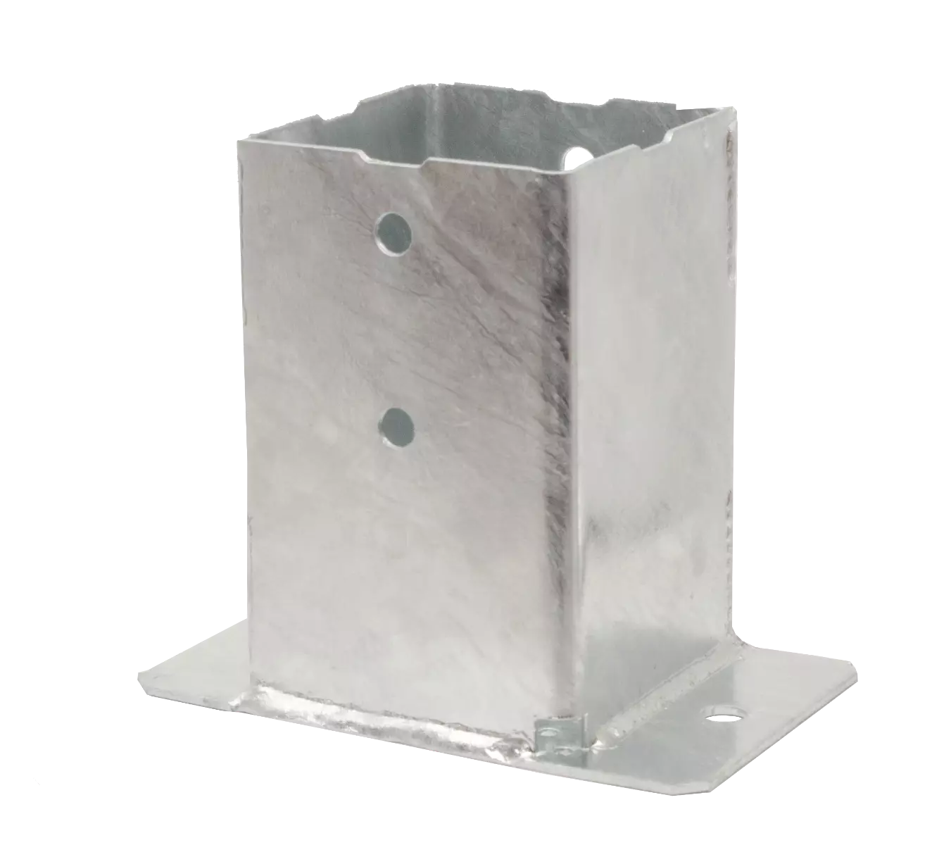 Pied de poteau SIMPSON pour muret et bord de dalle - 90 x 90 Galva - PPJBM90