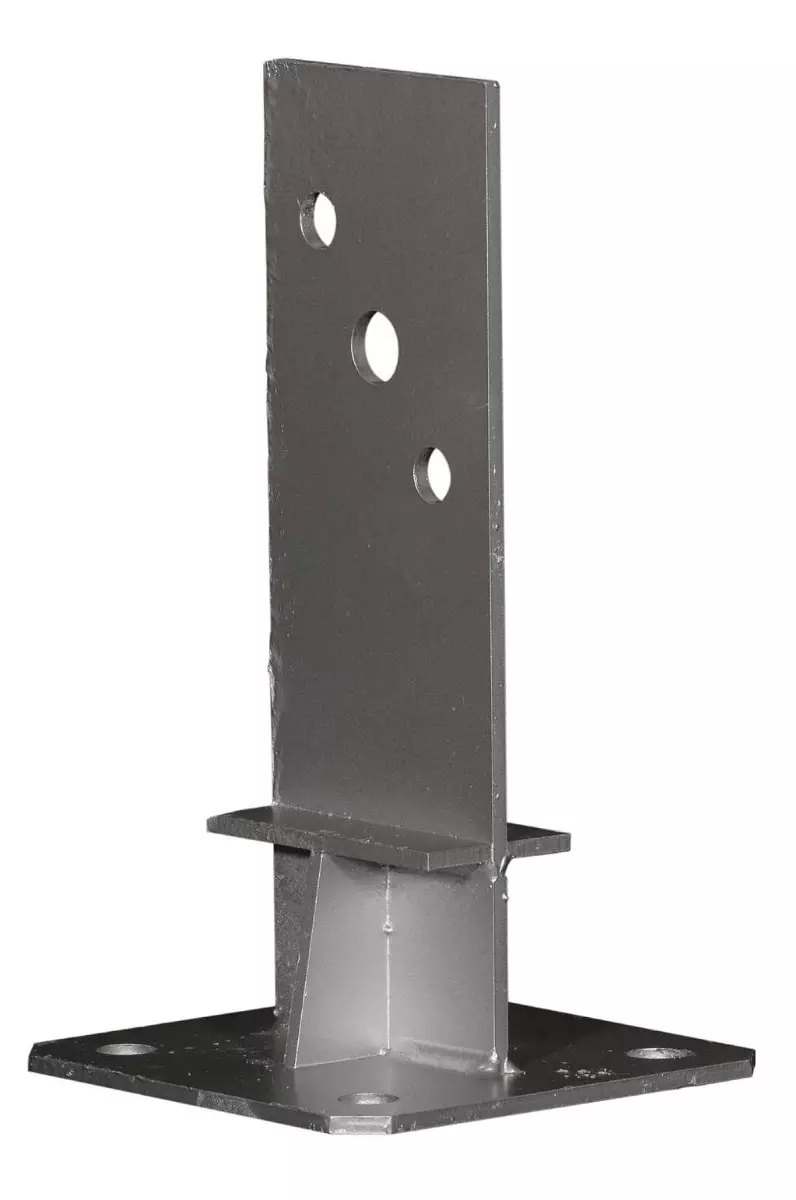 Pied de poteau en âme avec platine - Hauteur 160 mm - SIMPSON - PPSDT160