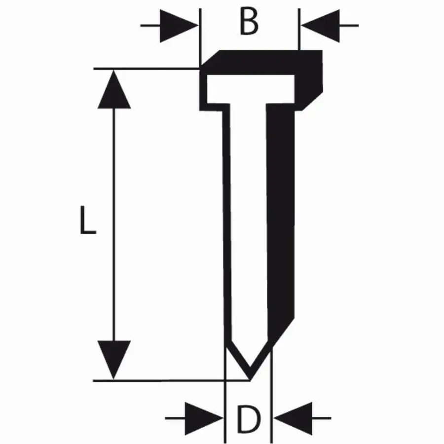 Pointe à tête fraisée BOSCH SK50 25 mm - 2 608 200 513