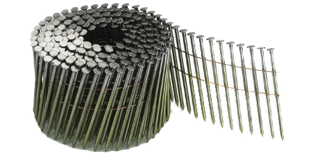 Pointe annelée en rouleau BOSTITICH pour cloueur N512C - 3.8x130 mm - Rouleau 1200 - N130P-380R130 