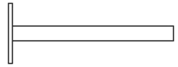 Pointe T Large FRENEHARD galvanisé - 40 x 18 mm - Boite de 5 kg