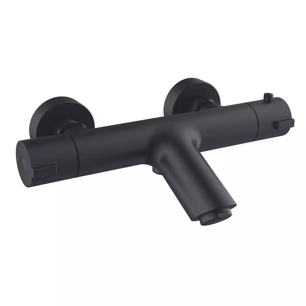 Mitigeur bain-douche thermostatique 3 fonctions UP! Urban - Noir mat - STANDARD HIDRAULICA - 61896