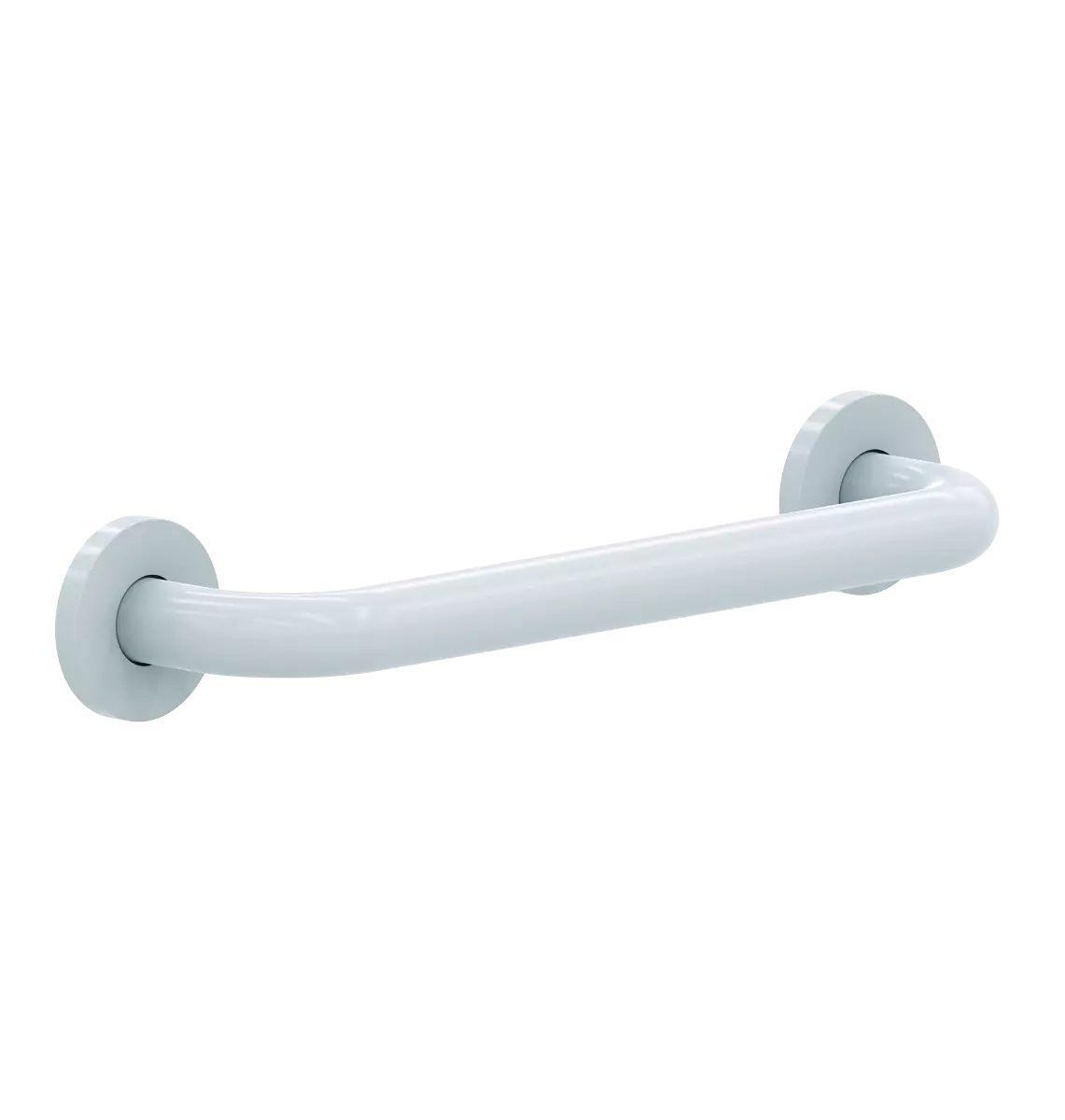 Barre d'appui droite en acier époxy blanc - PRESTO - 6034X