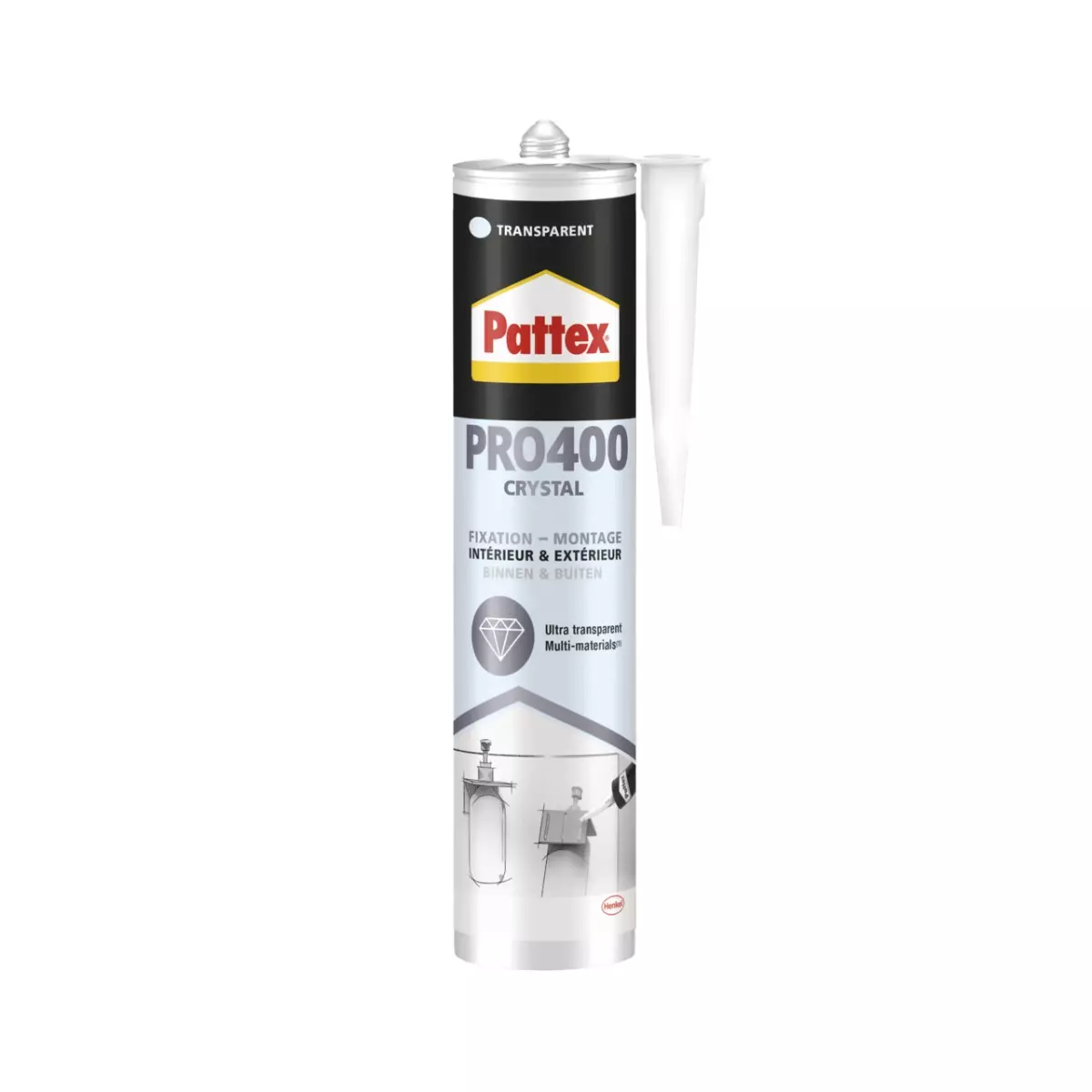 Colle Fixation PL Premium Crystal PATTEX - 290 g - 1957323