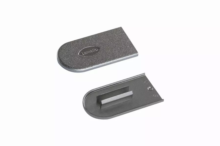 Capuchons Cabineo 100 pièces, aspect metallique acier sombre - LAMELLO - 186350D