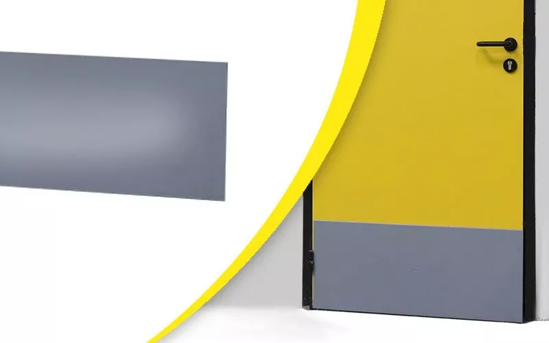 Protection bas de porte intérieur adhésif Clf-S1/M2 Antibactérien WATTELEZ - 63002