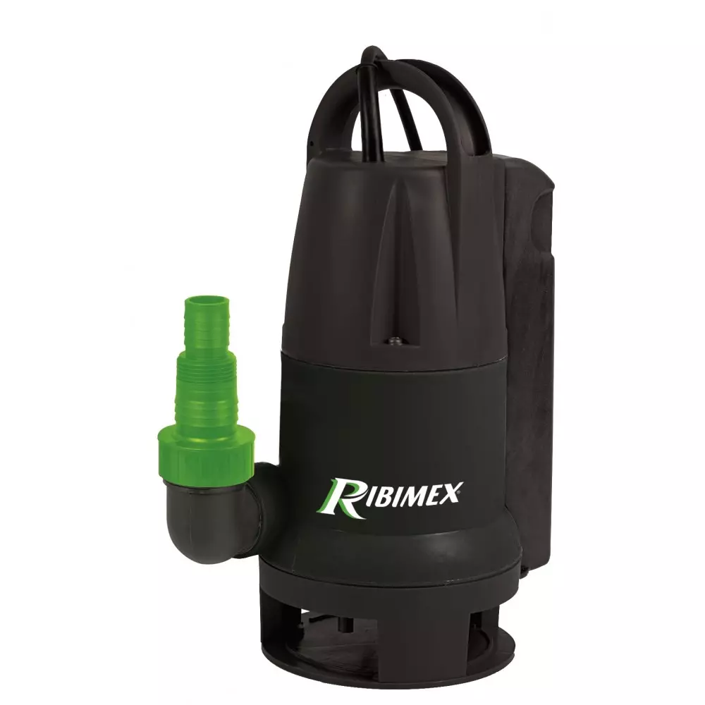 Pompe d'évacuation pour eaux chargées - 550 W - RIBIMEX - PRPVC550CA