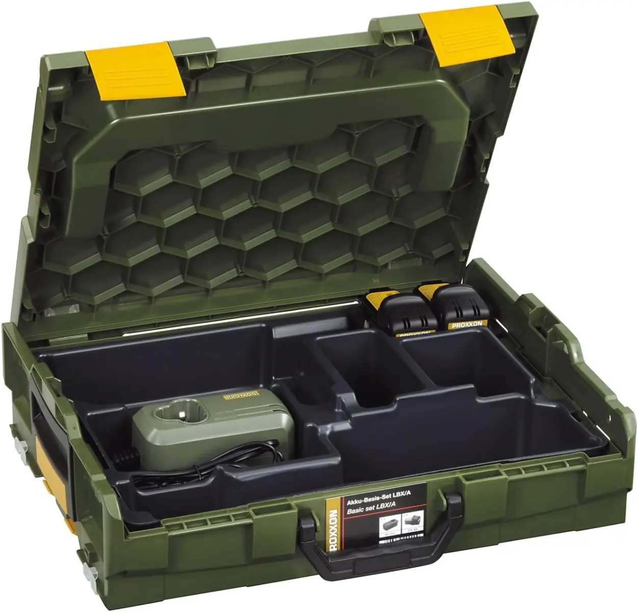 Set de base pour outils sans fil LBX/A avec 2 Batteries + 1 Chargeur rapide dans L-Boxx - PROXXON - 29900
