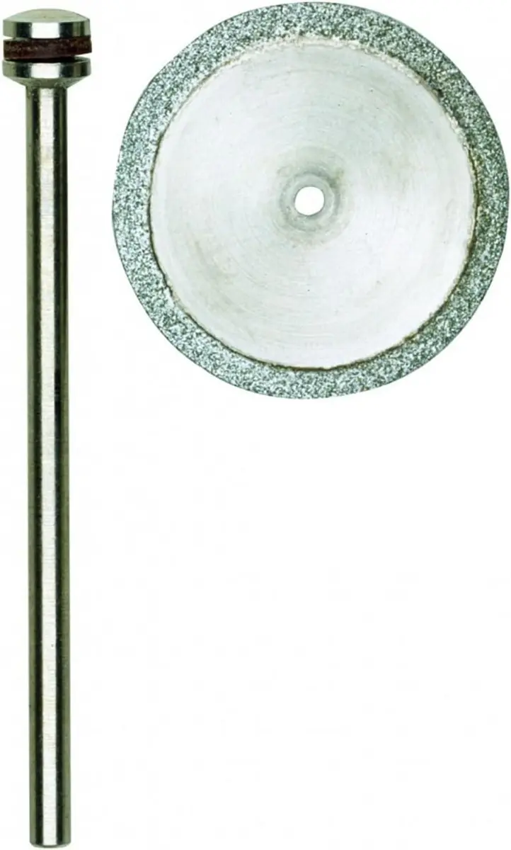 Disque à tronçonner diamanté Ø 20 mm + 1 Tige Axe Ø 2,35 mm - PROXXON - 28840