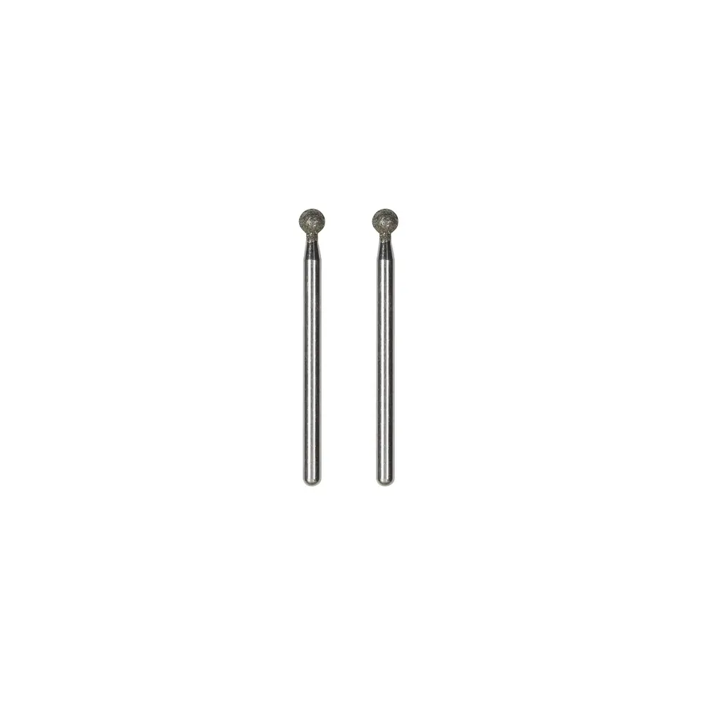 Embouts de meulage diamantés, sphère, Ø 4,4 mm, 2 pièces - PROXXON - 28226