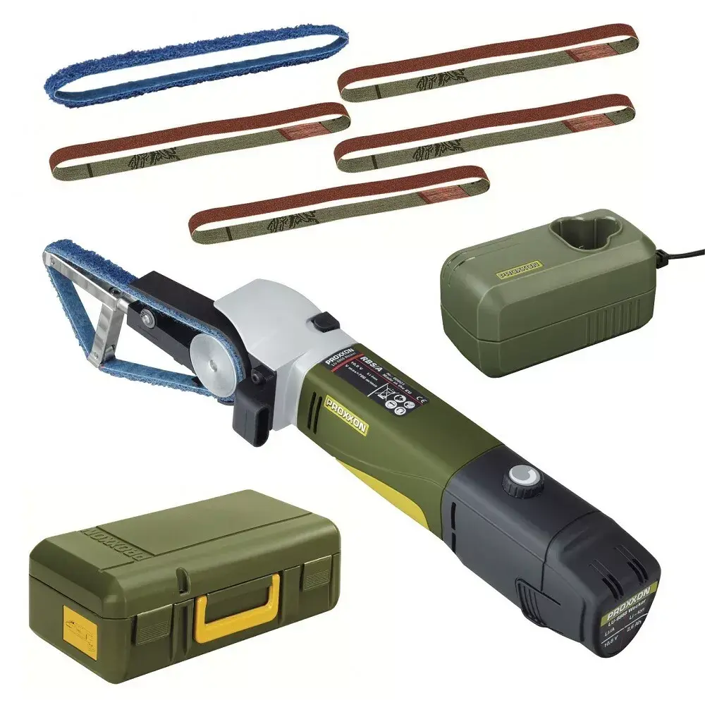 Ponceuse à bande pour tubes RBS/A sans fil - Avec 1 Batterie + 1 Chargeur rapide - PROXXON - 29830