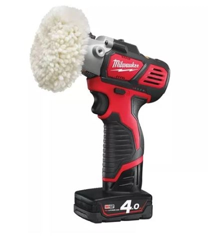 Ponceuse polisseuse MILWAUKEE M12 BPS-421X + 1 batterie 4 Ah + 1 batterie 2 Ah - 4933447799