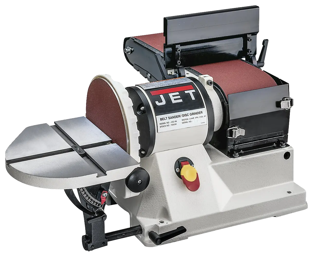 Ponceuse combinée bande 150 x 1220 mm / disque 230 mm - 230 V - JET - JSG_96-M