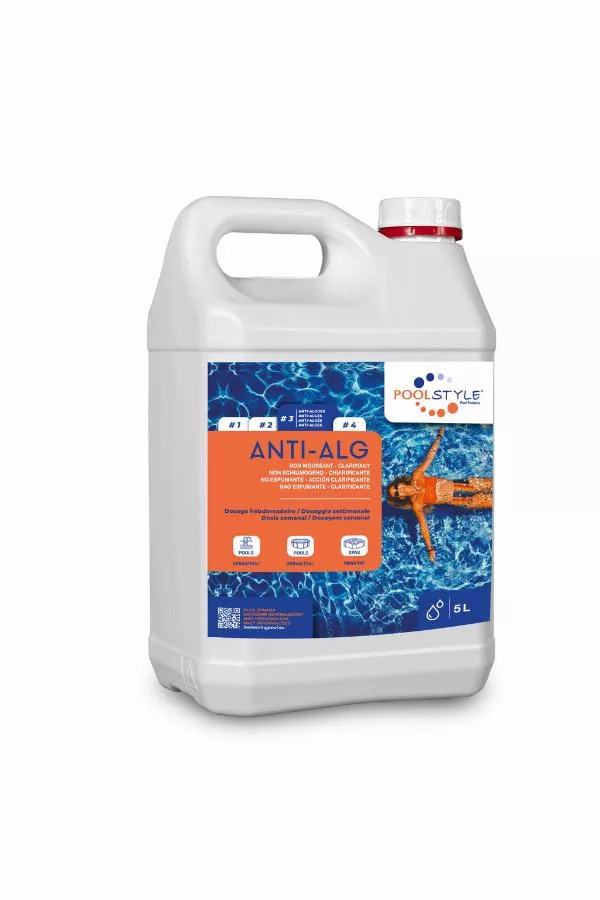 Anti-algue bidon 5L C/4 P/96 POOLSTYLE - PSL-500-0013