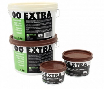 Mastic à l'huile de lin OO Extra DL CHEMICALS pour vitrierie - Beige/blanc 1kg - 1100002N772024