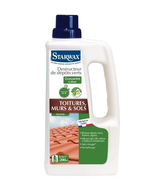 Destructeur de dépôts verts concentré bidon 1L - STARWAX - 5030
