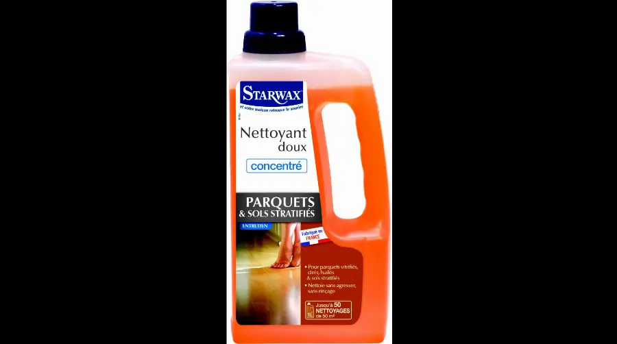 Nettoyant STARWAX Doux concentré parquet et sols stratifié - 1 L - SW996