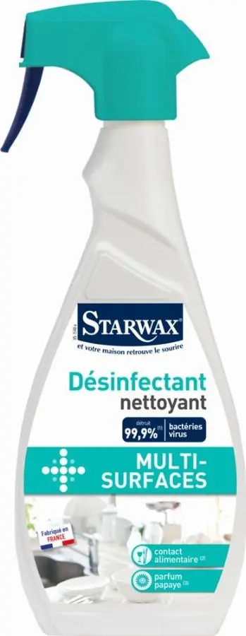 Désinfectant nettoyant multi-surfaces 500ml Starwax - 28170818