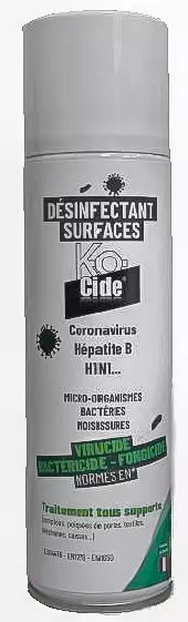 Désinfectant surfaces anti-bactérien KOCIDE - 250ml -KDSH