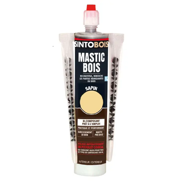 Mastic Standard SINTOBOIS - Sapin - Cartouche 300 ml - 33788