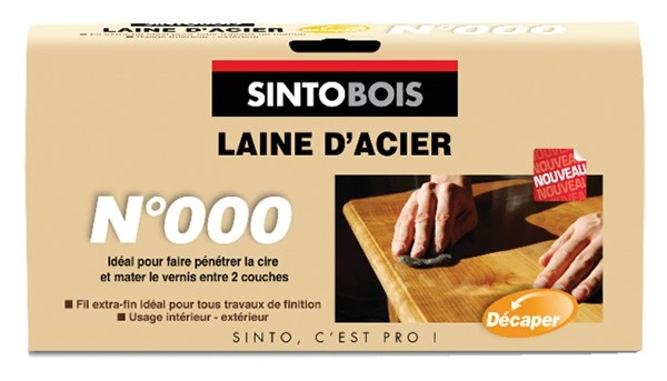 Laine d'acier SINTO N°000 - 817000