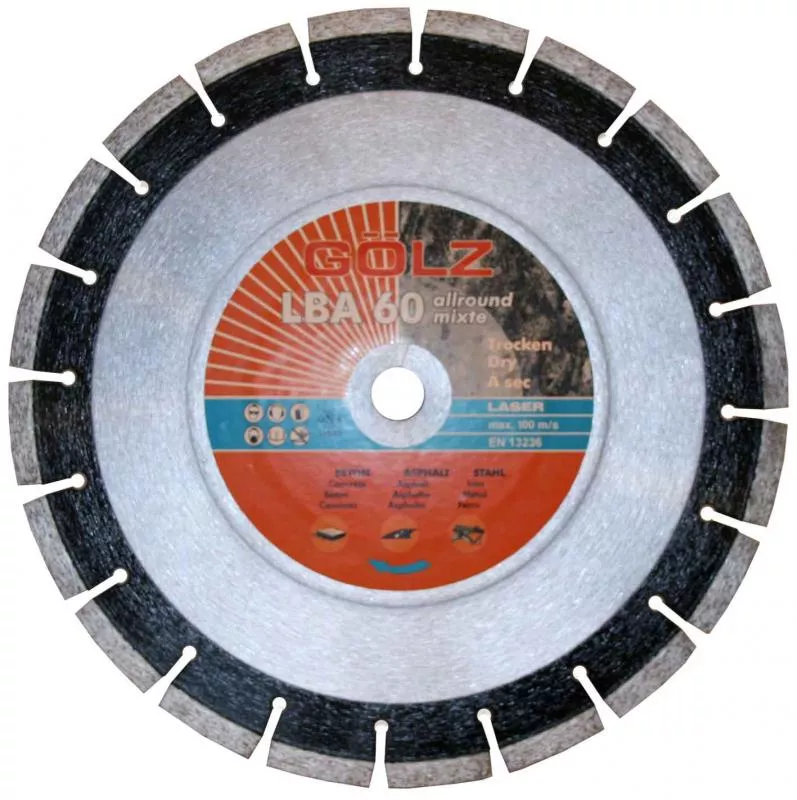 Disque GOLZ LBA 60 - Mixte Béton/Asphalte - LBA60