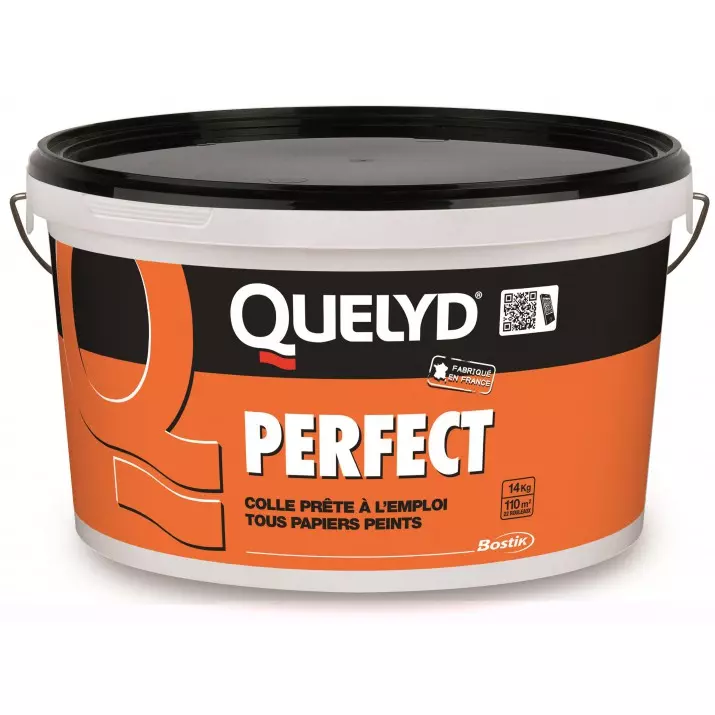Quelyd Perfect Colle hautes performance tous papiers peints seau 14Kg - BOSTIK - 30602597